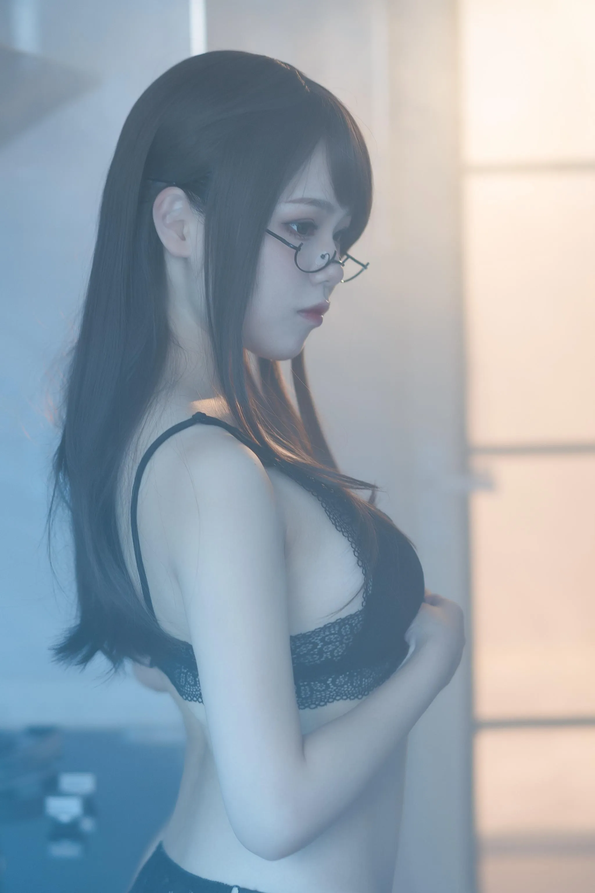 七月喵子 – NO.12 眼镜娘1号 [21P]插图3